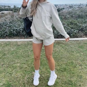 Gymshark beige sweat set